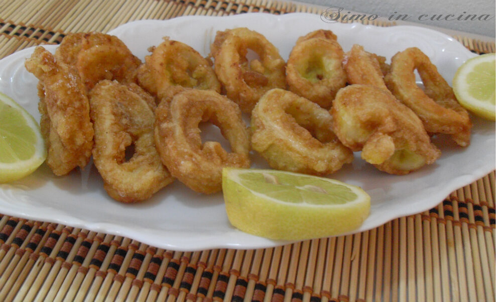 anelli di totano fritti simo in cucina