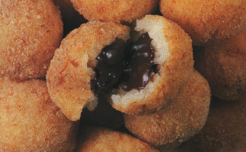 Arancini al cioccolato