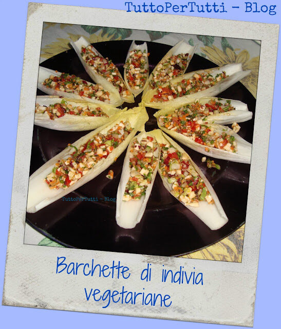BARCHETTE DI INDIVIA VEGETARIANE by Fabio