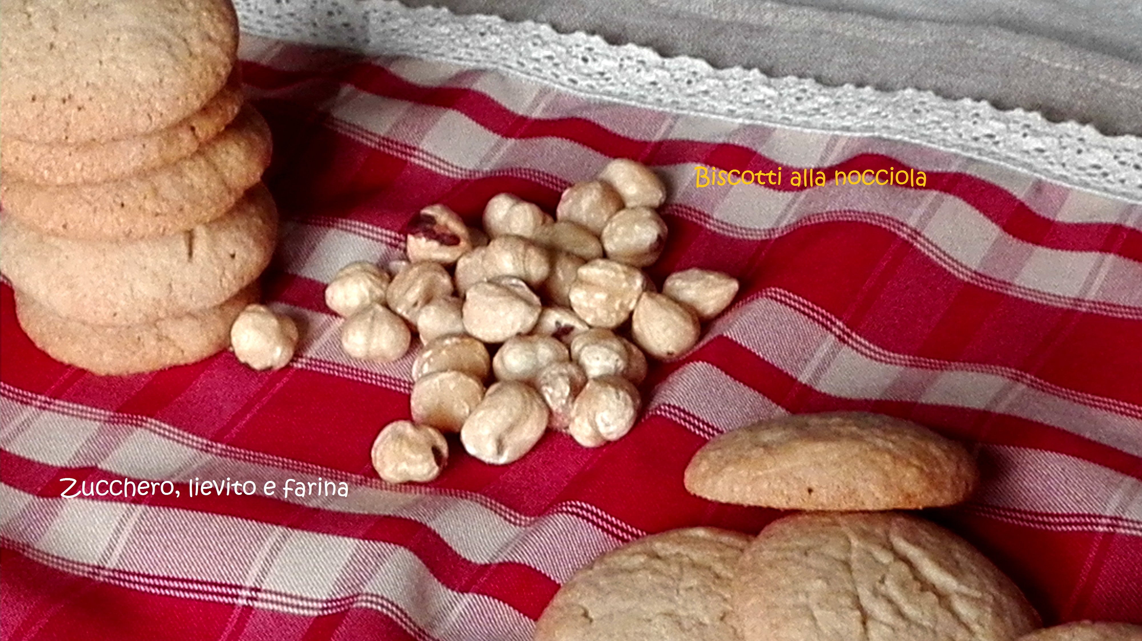 Biscotti alla nocciola con farina di farro