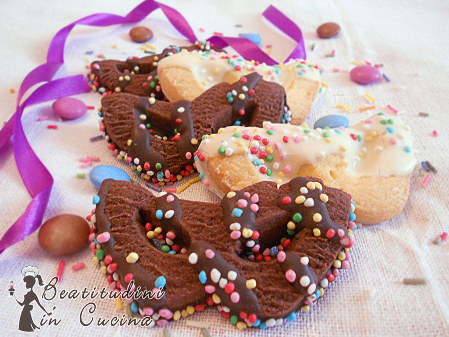 Biscotti di Carnevale: le maschere