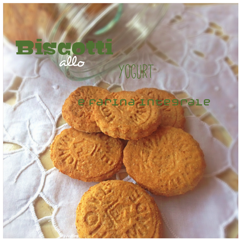 Biscotti yogurt e farina integrale