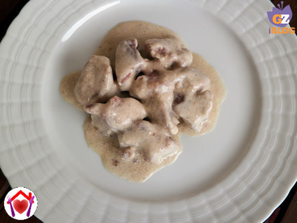 Bocconcini di maiale al brandy