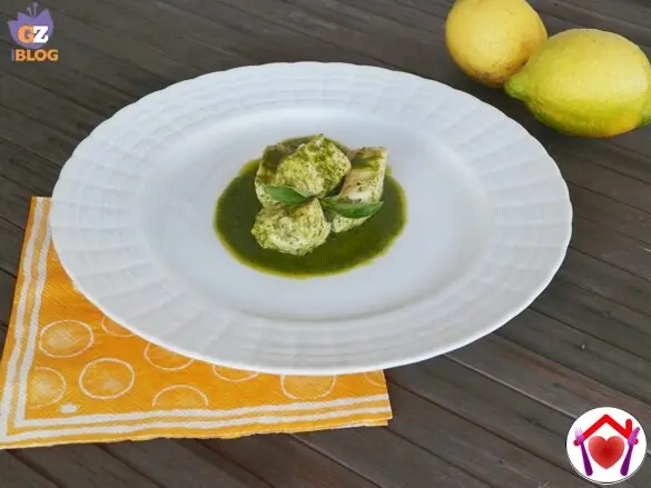 Bocconcini di pollo al basilico limone