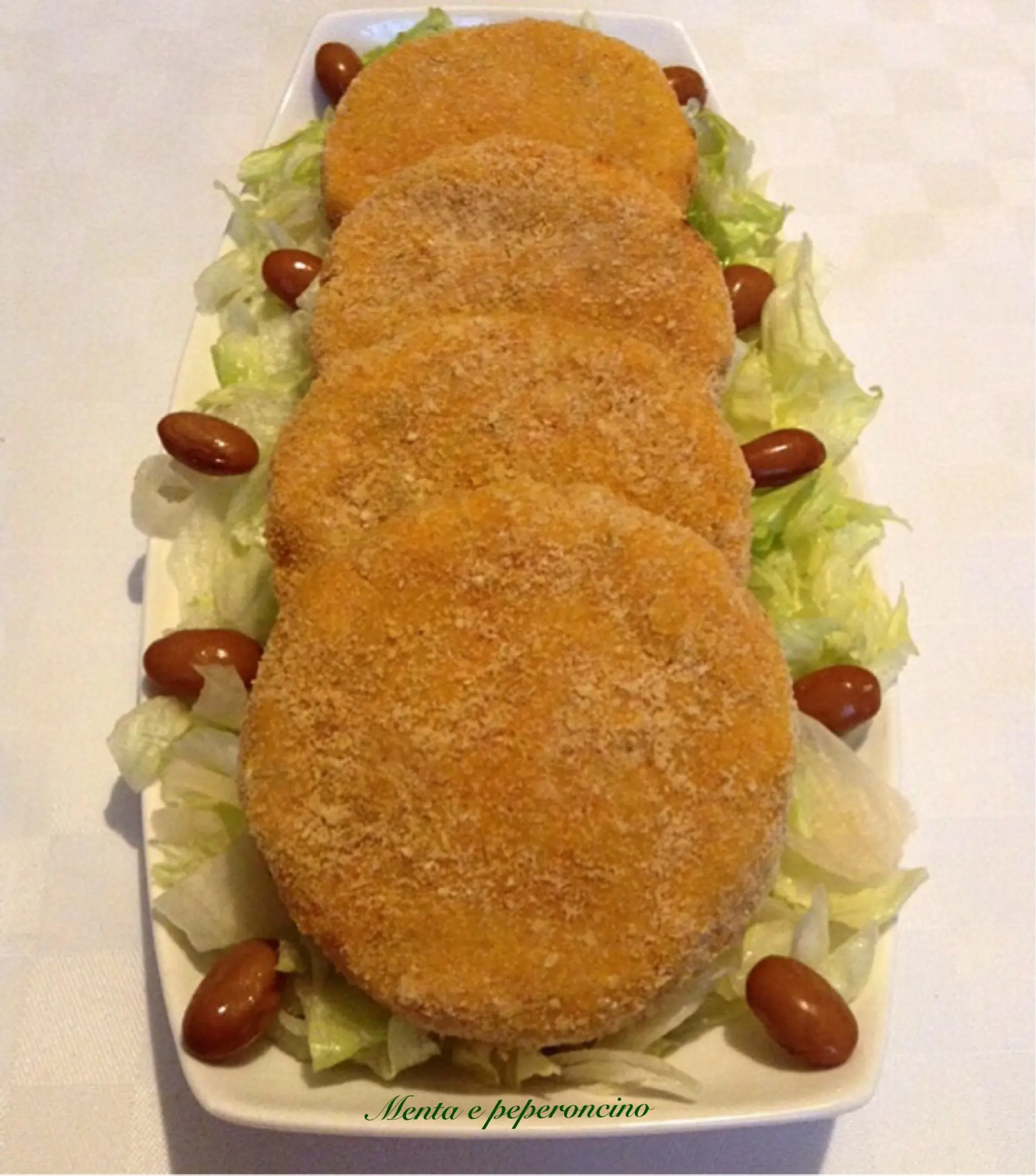 Burger di zucca e patate americane