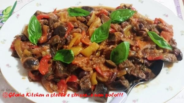 Caponata Leggera e Gustosa di Gloria KitchenUSA