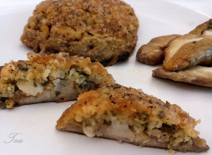 Cappelle di Funghi Porcini gratinate al forno