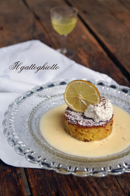 Caprese al cioccolato bianco su crema inglese al limoncello e mousse di ricotta al pepe di Sichuan (gluten free)