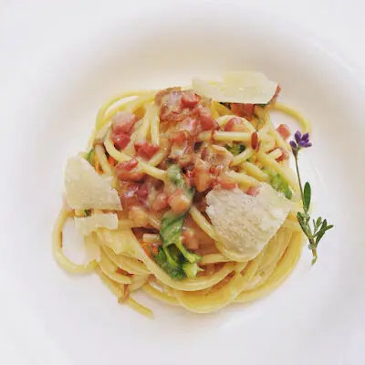 Carbonara di Fiori di Zucca