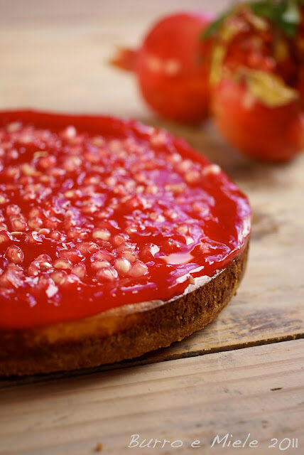 Cheesecake al gelo di melograno…ogni chicco, un sogno
