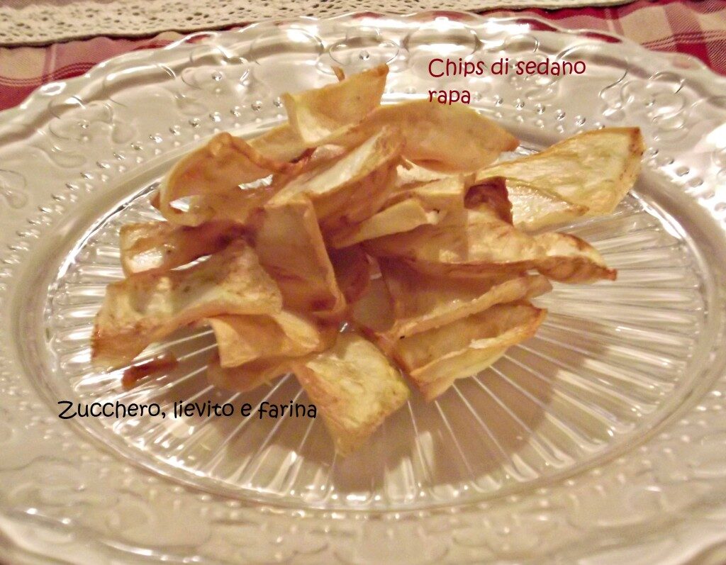 Chips di sedano rapa