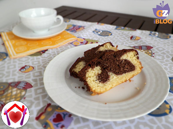 Ciambella bicolore al mascarpone e cioccolato fondente
