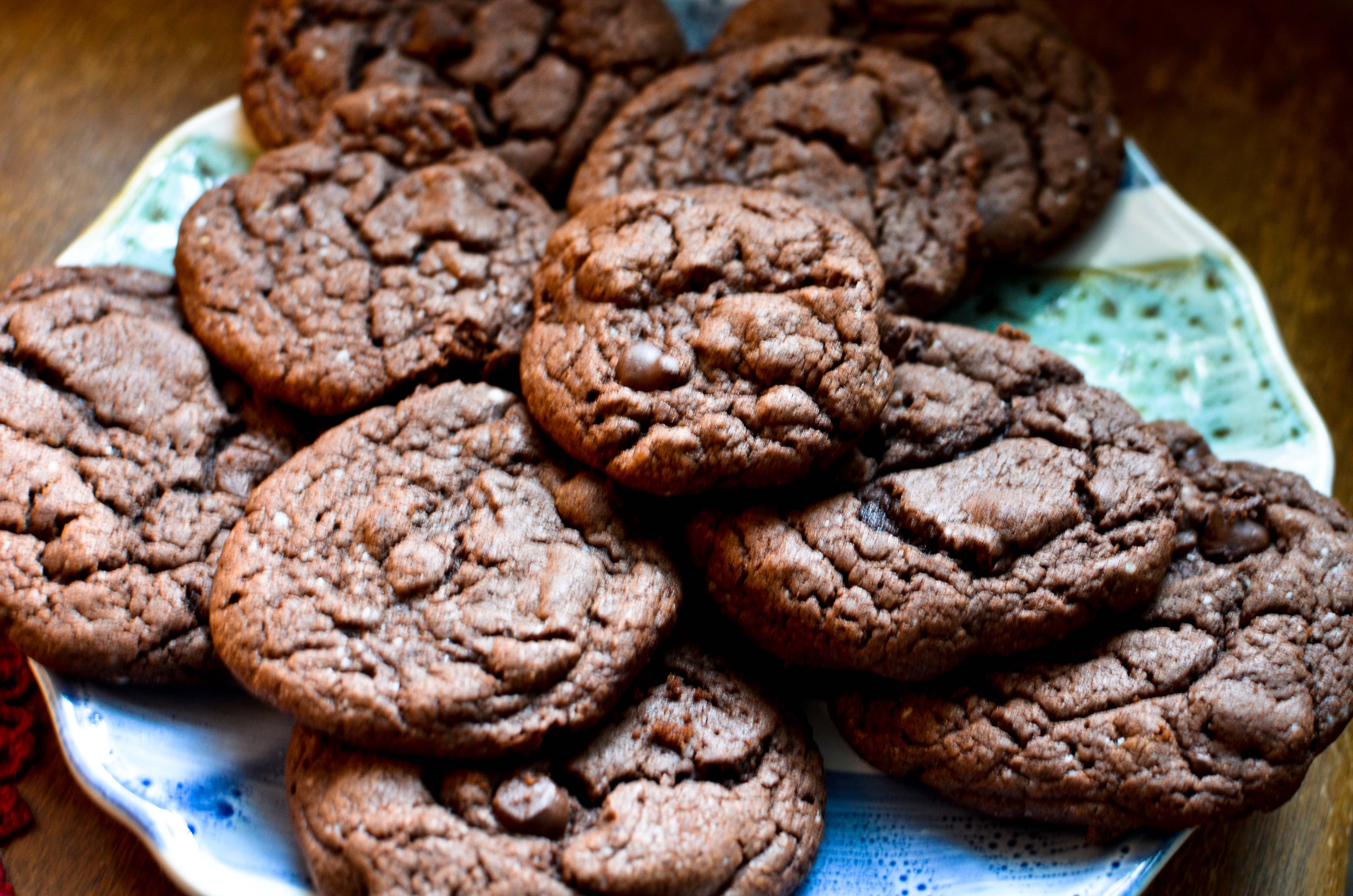 Cookies al triplo cioccolato