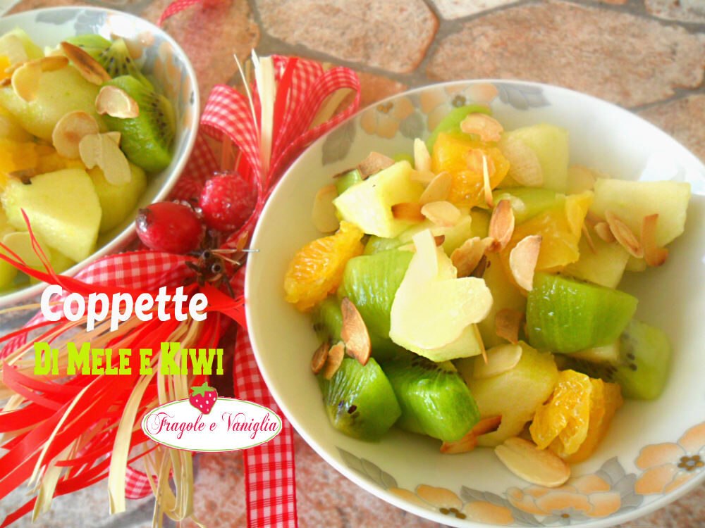 Coppette di Mele e Kiwi