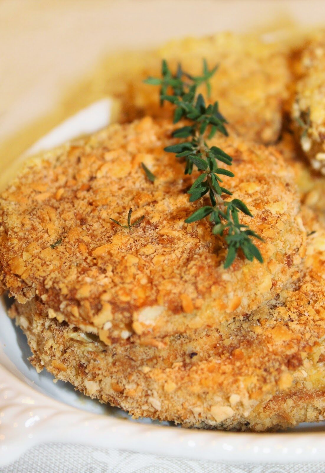 Cotolette al Forno di Melanzane al Timo