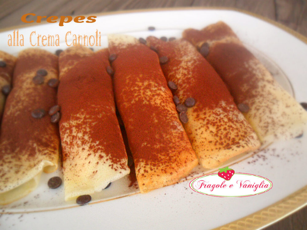 Crepes alla Crema Cannoli