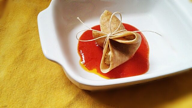 Crespelle integrali con ripieno di carciofi