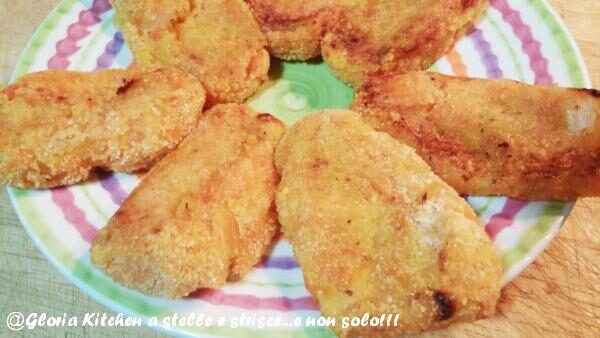 Crocchette Veg di Patate e Carote con Cuore di Mozzarella di Gloria KitchenUSA
