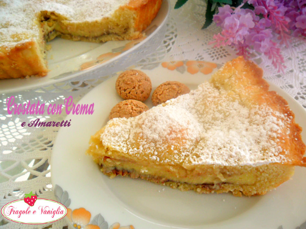 Crostata con Crema e Amaretti