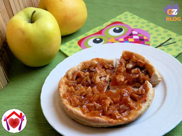 Crostata con marmellata e mele