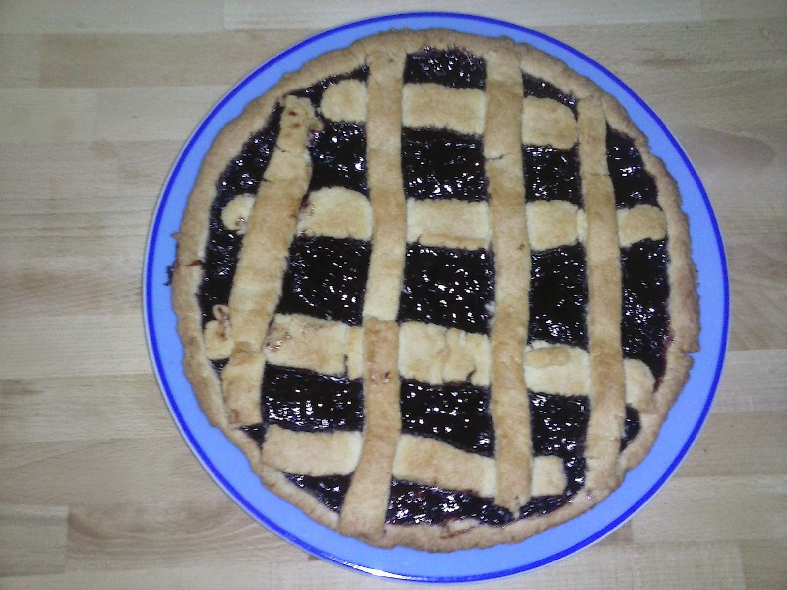 Crostata della nonna con marmellata mirtilli