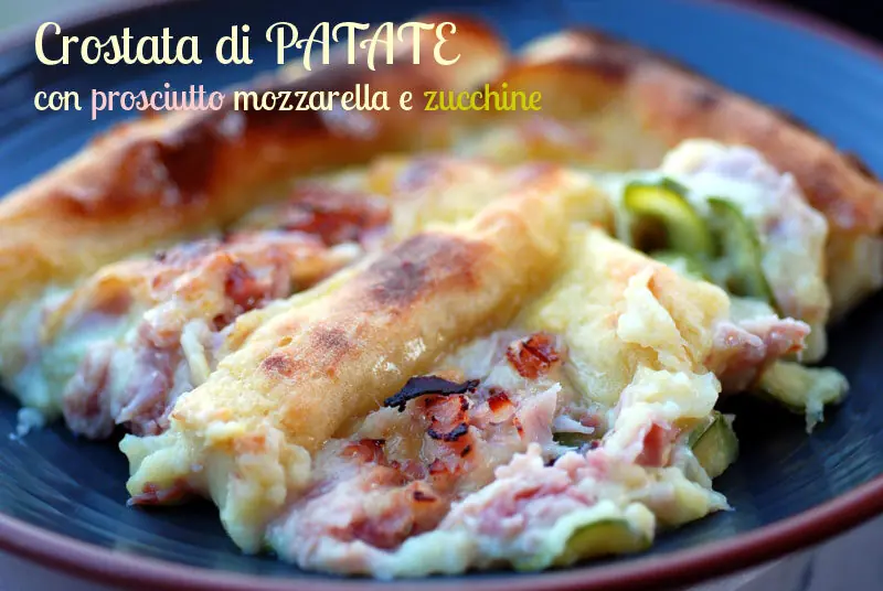 Crostata di patate con ripieno filante