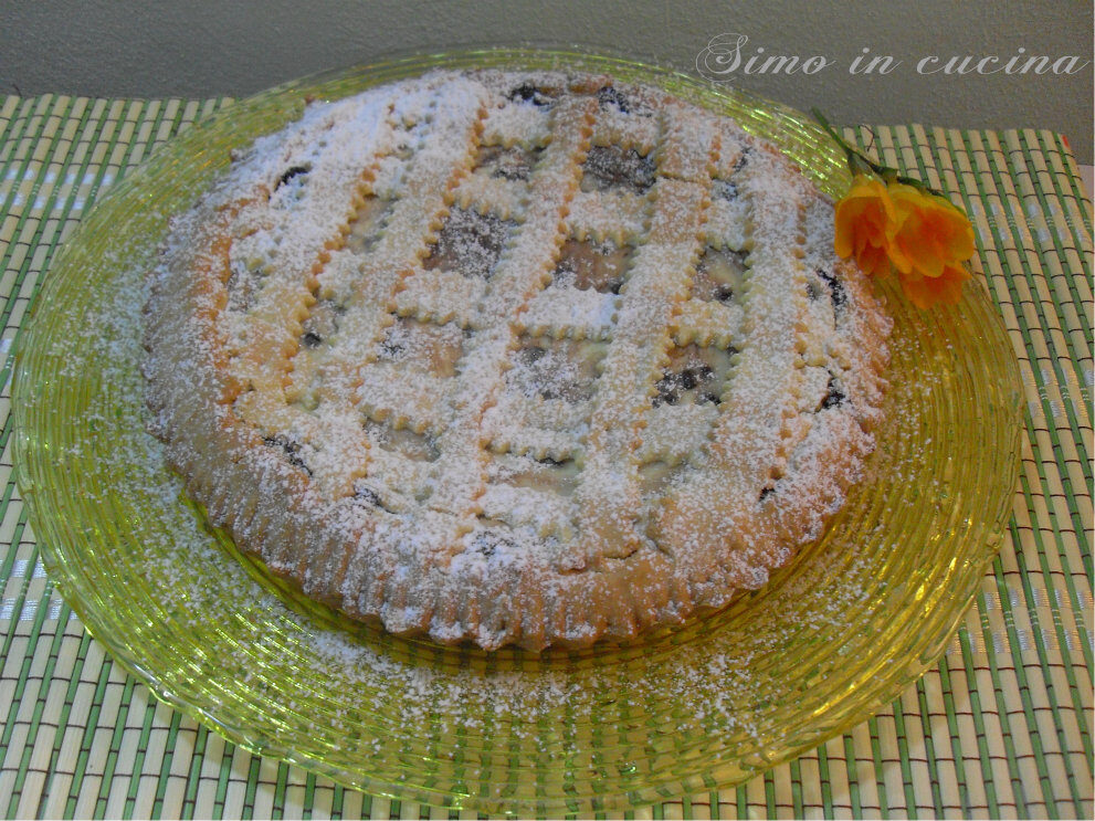 crostata di ricotta e nutella