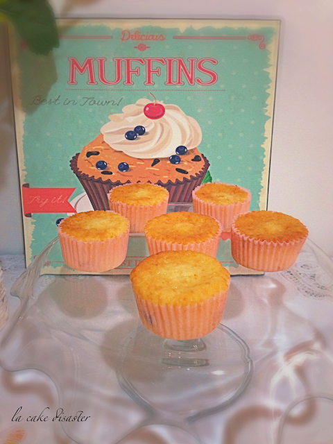 Cupcake quattro quarti cocco e mirtilli rossi