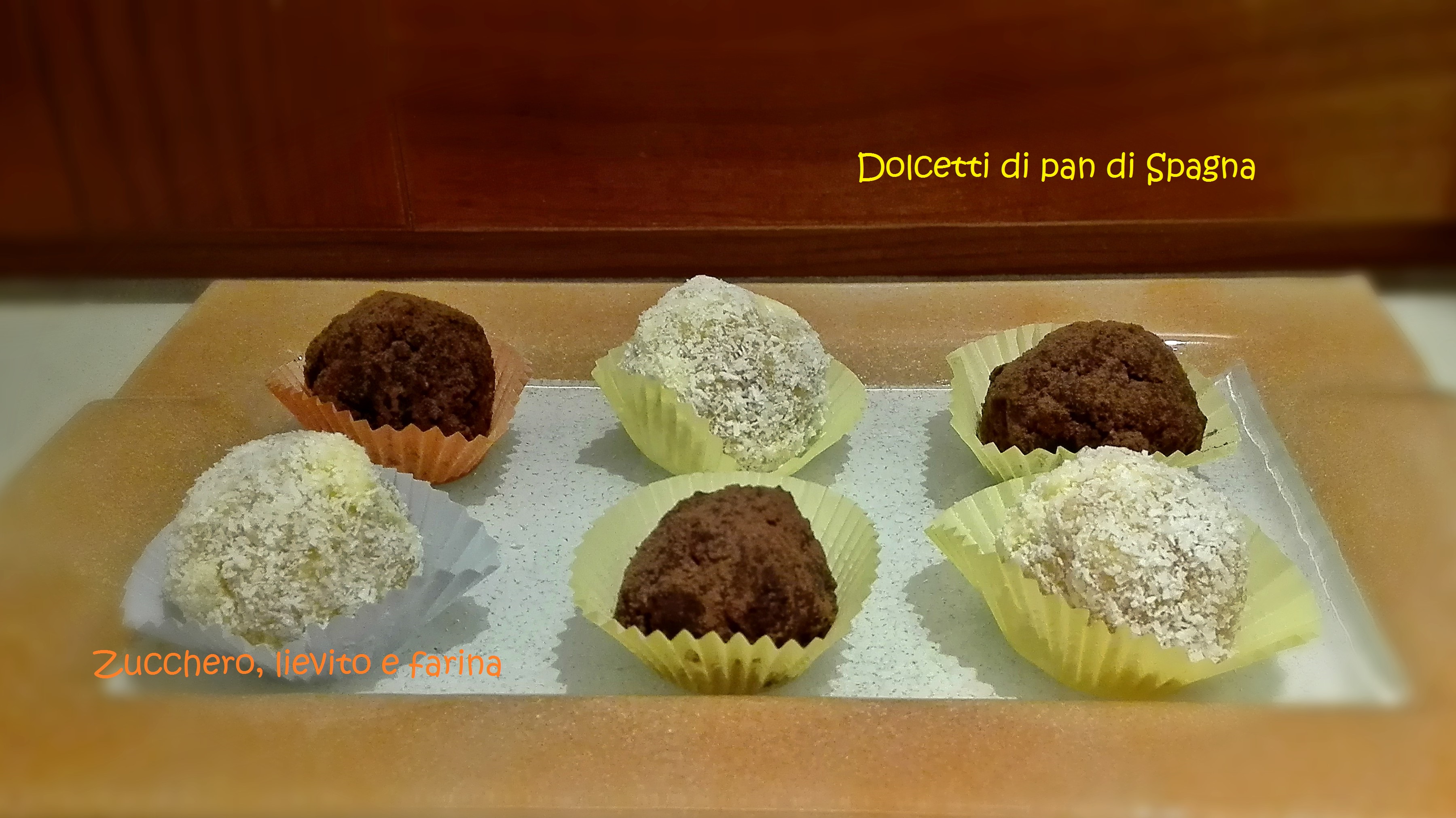 Dolcetti di pan di Spagna golosi e veloci!