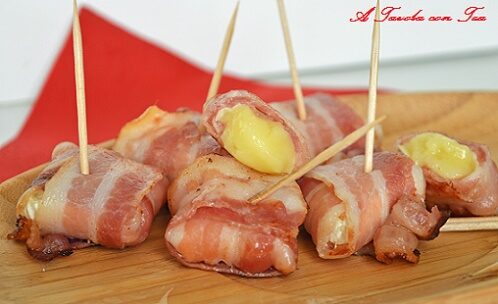 Fagottini pancetta e brie
