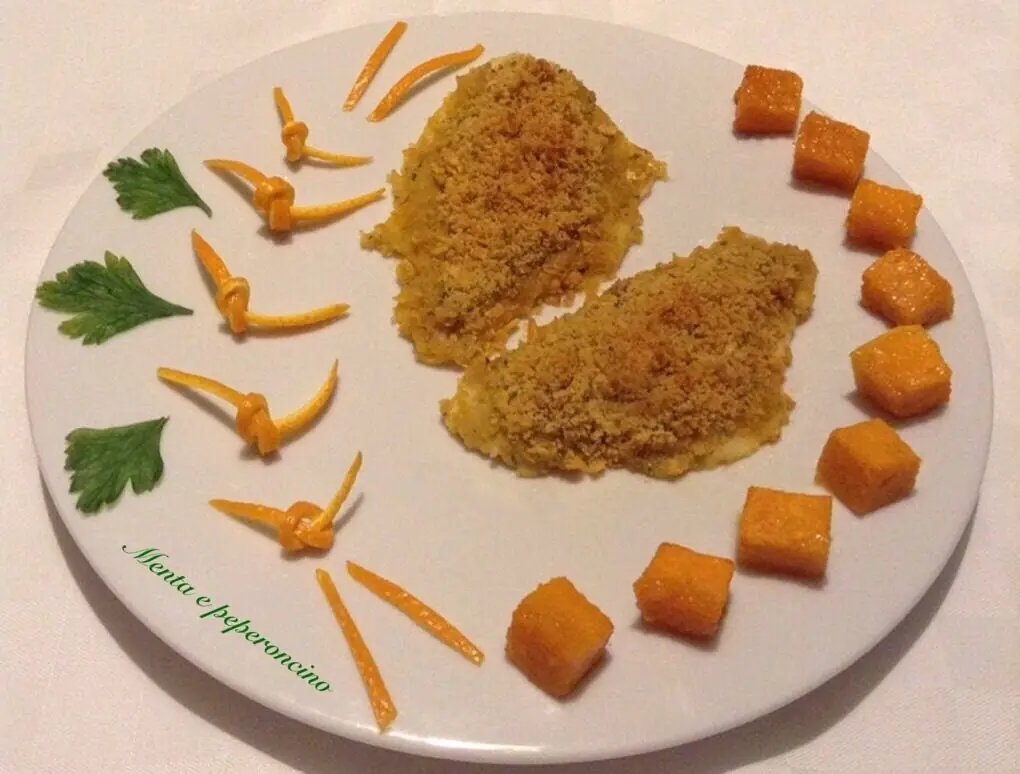 Filetti di platessa all’arancia gratinati