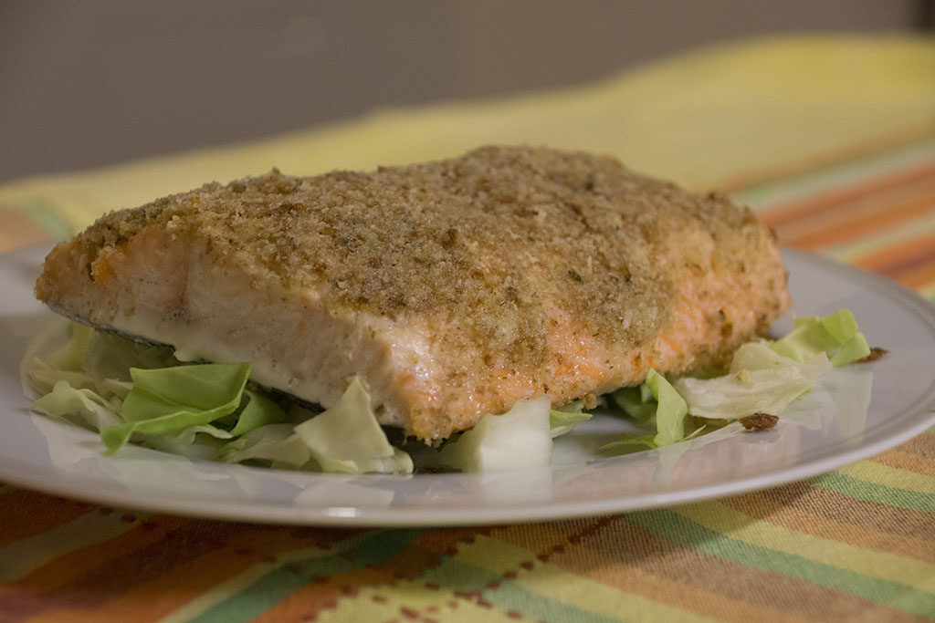 Filetto di salmone al forno