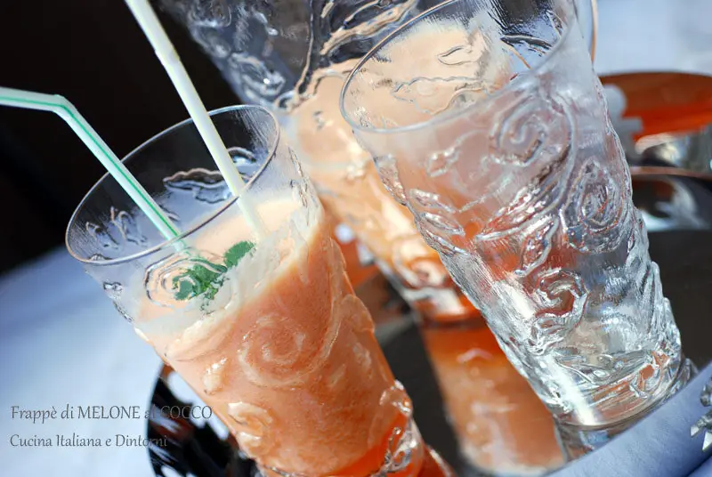 Frappè al Melone aromatizzato al Cocco