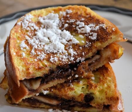 French toast nutella e banana