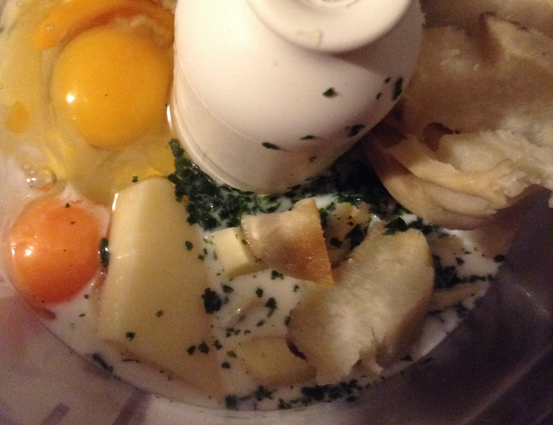Frittata con patate dolci e provola