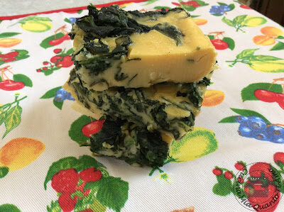 Frittata vegana con spinaci (con farina di ceci)