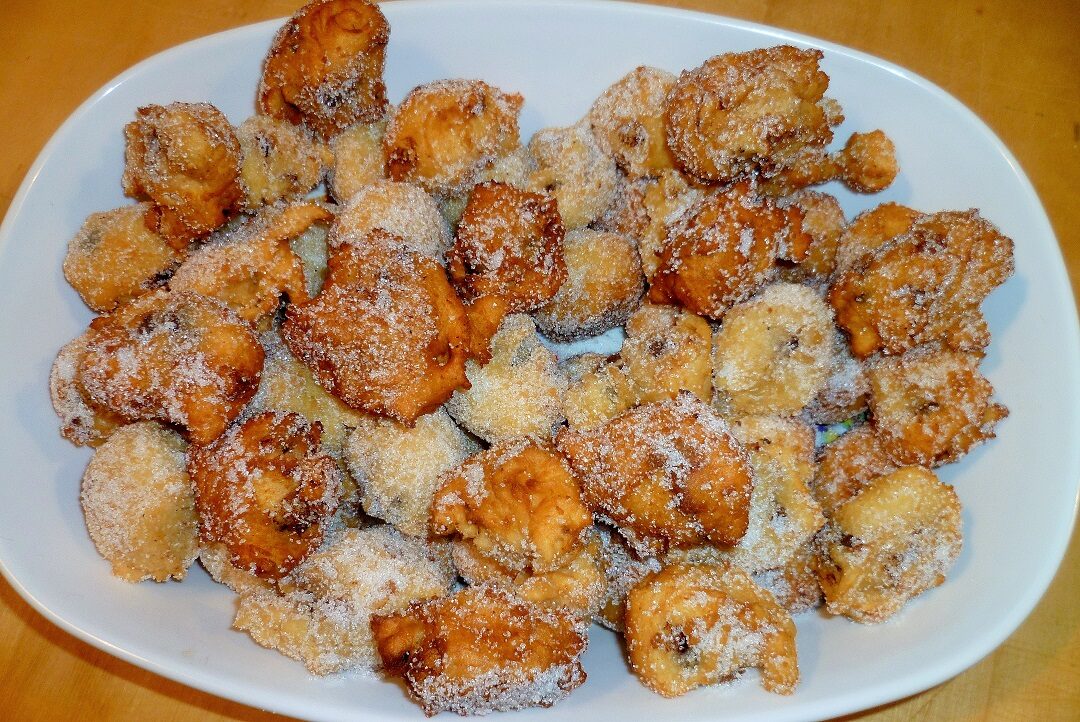Frittelle di ricotta con gocce di cioccolato