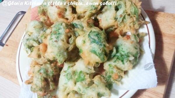 Frittelle o Zeppoline con Birra e Rucola di Gloria KitchenUSA