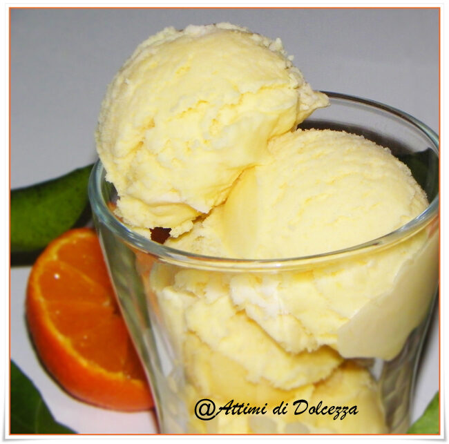 GELATO PANNA E MANDARINO