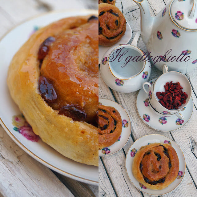 Girandole alla cannella e bacche di Goji