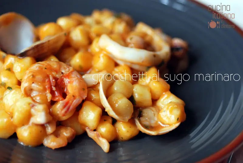 Gnocchetti di patate con sugo marinaro