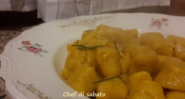 Gnocchi di zucca senza patate