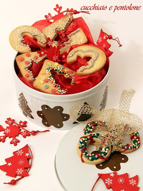 idee per natale, biscotti decorati