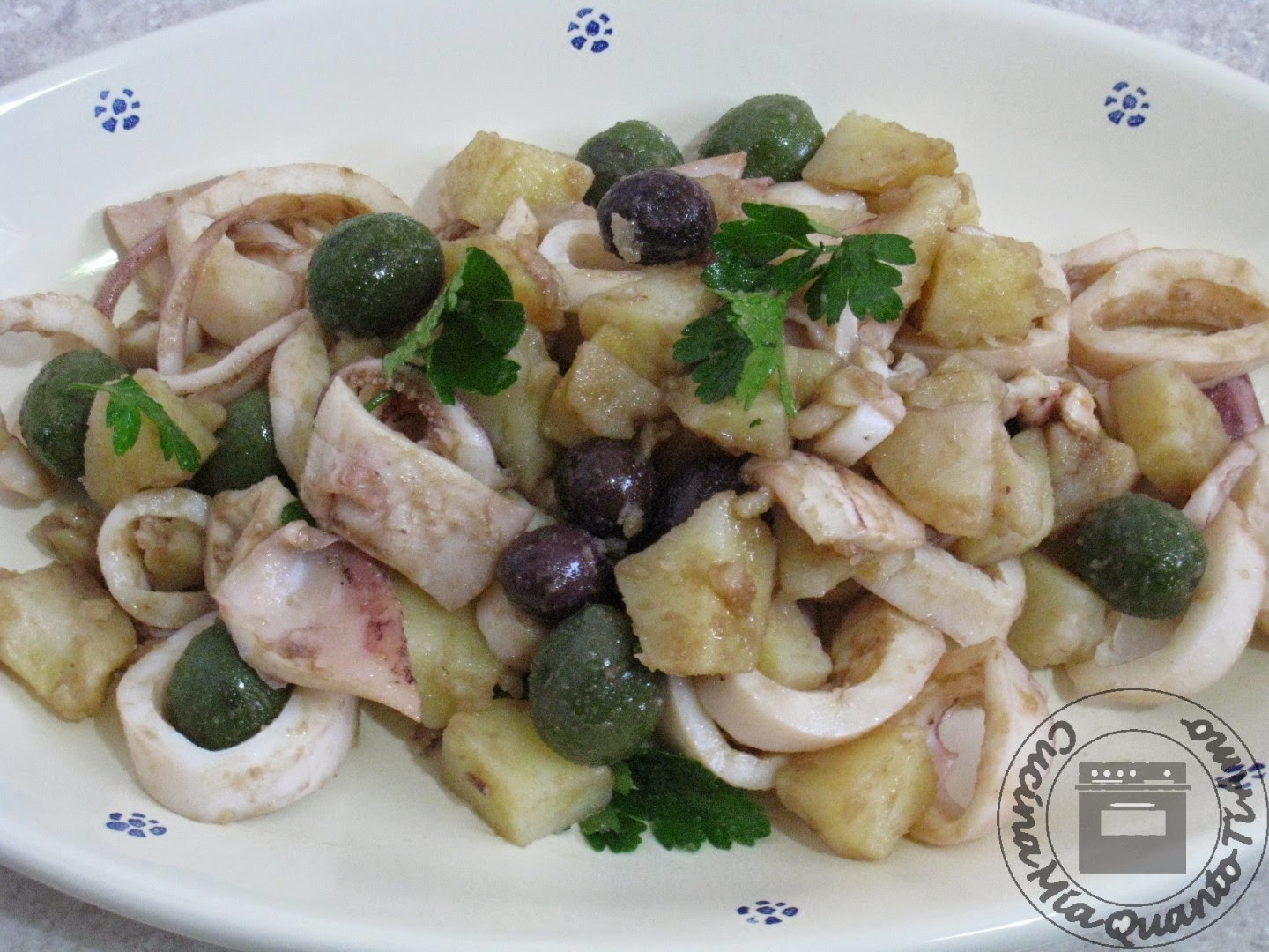 Insalata di calamari e patate