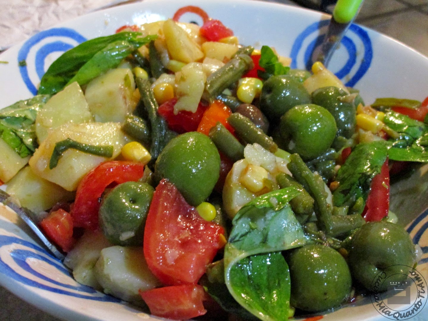 Insalata di patate e fagiolini