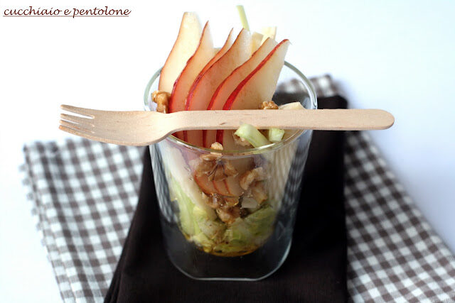 insalata di pere e fontina e……scacciamo via i pensieri!