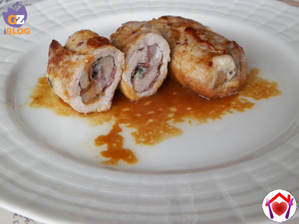 Involtini di arista con gorgonzola