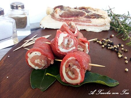 Involtini di Carne con Pancetta