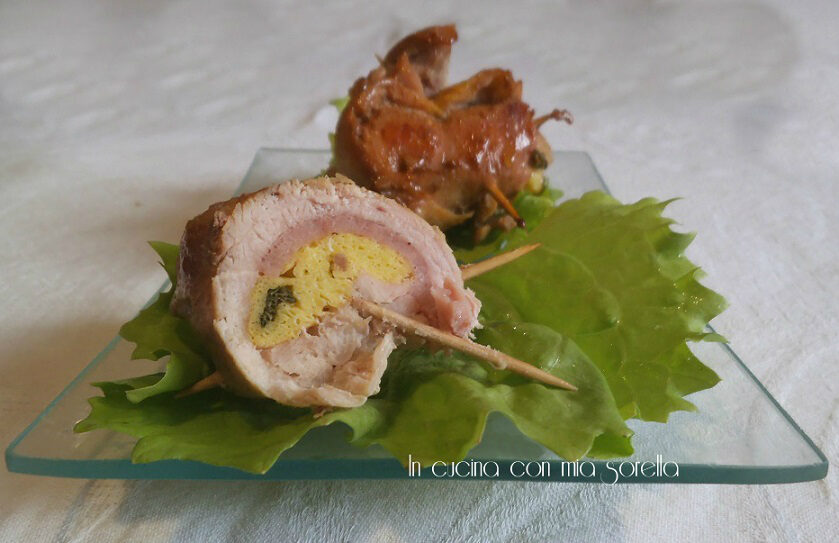 Involtini di pollo alla salvia