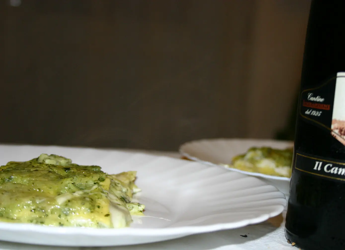 Lasagne con crema di zucchine e scamorza affumicata
